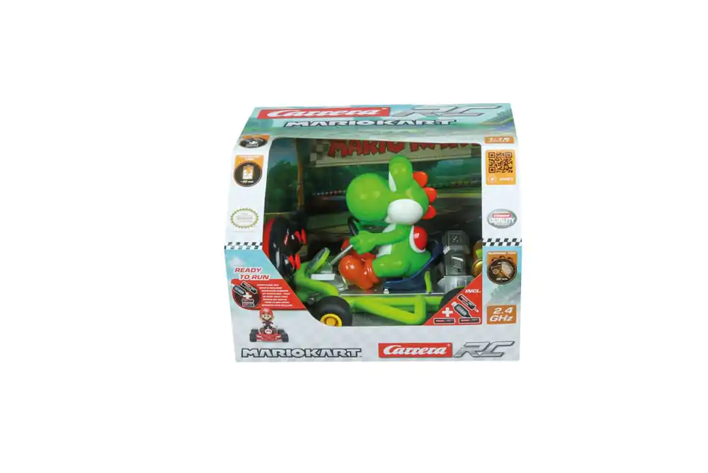 Zdalnie sterowany samochód Super Mario Kart RC 1/18 2,4GHz Pipe Kart Yoshi zdjęcie produktu