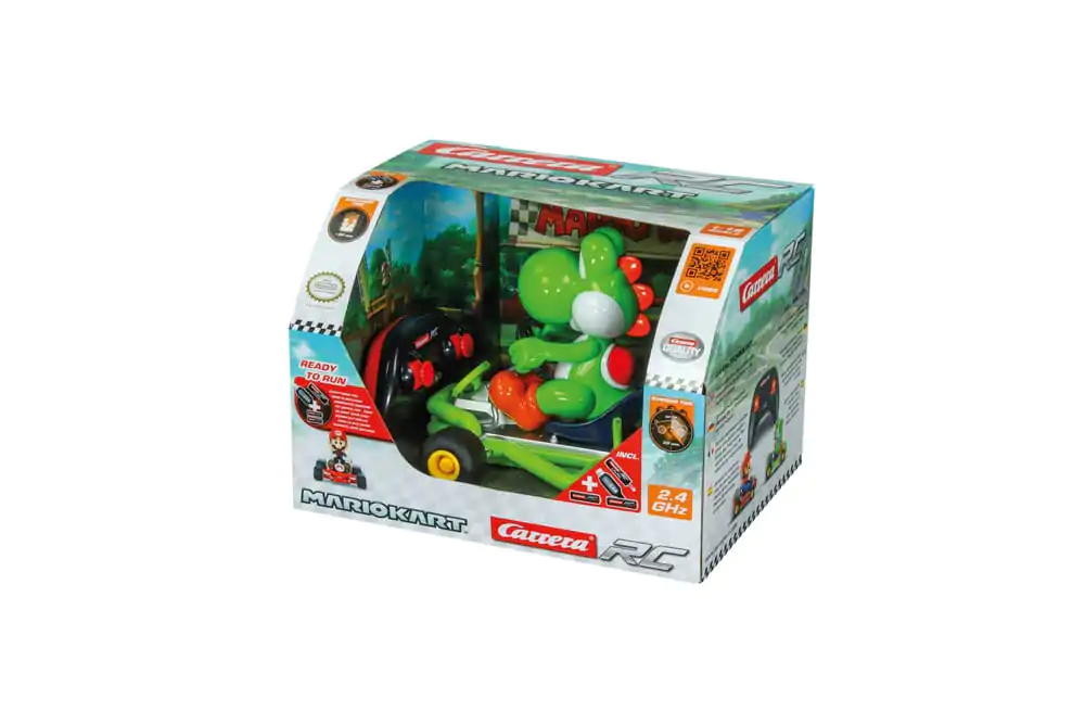 Zdalnie sterowany samochód Super Mario Kart RC 1/18 2,4GHz Pipe Kart Yoshi zdjęcie produktu