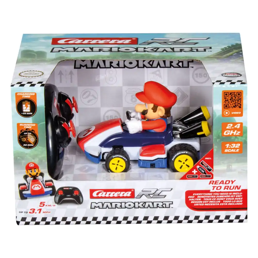 Super Mario Kart RC zdalnie sterowany gokart wyścigowy 1/32 2.4GHz Mario zdjęcie produktu