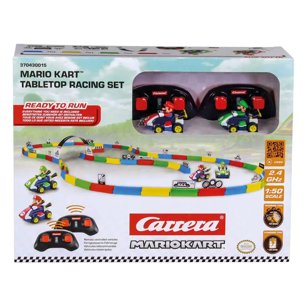 Super Mario Kart Samochód RC zdalnie sterowany 1/43 Zestaw do wyścigów stołowych 2.4GHz Mario zdjęcie produktu