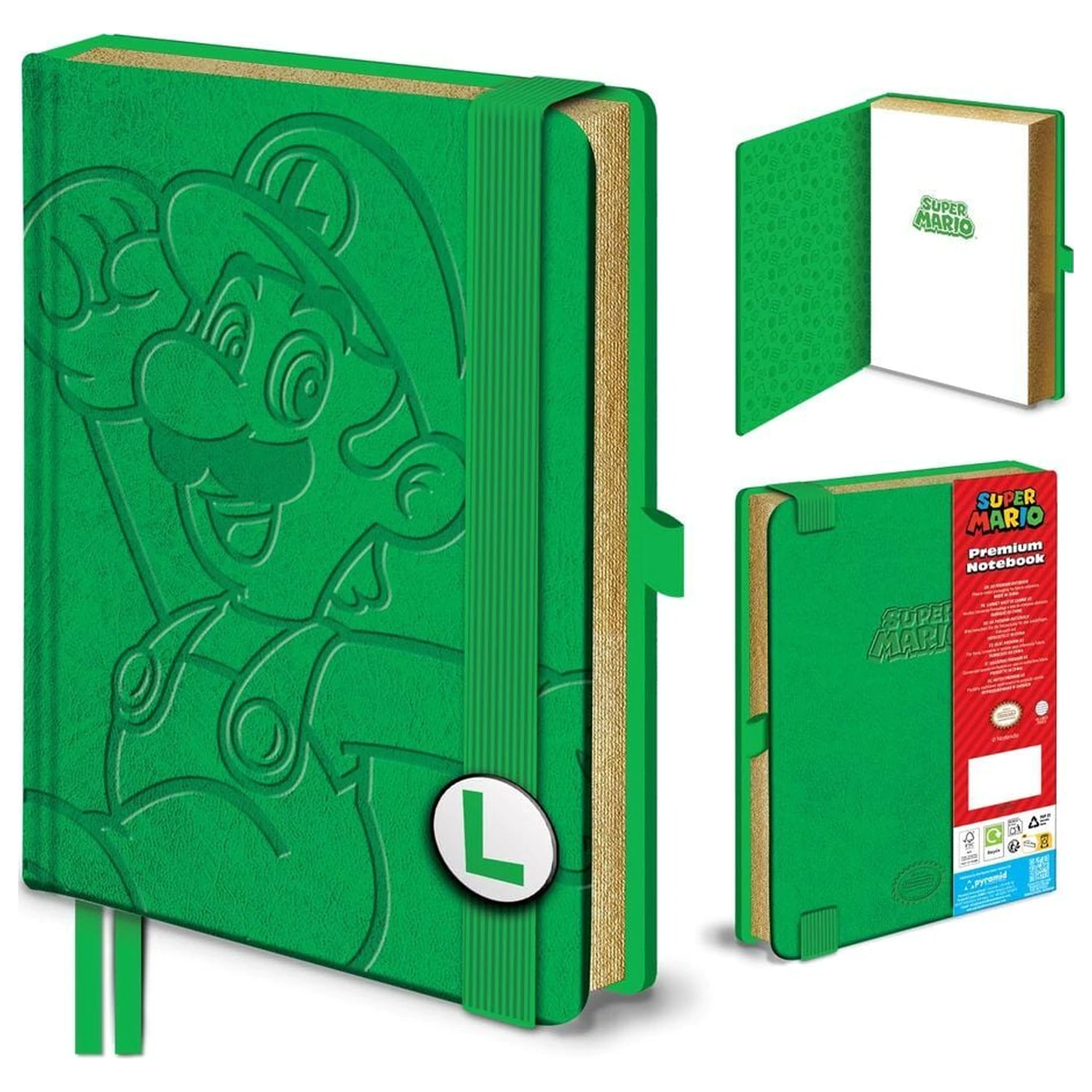 Super Mario Luigi notatnik A5 zdjęcie produktu