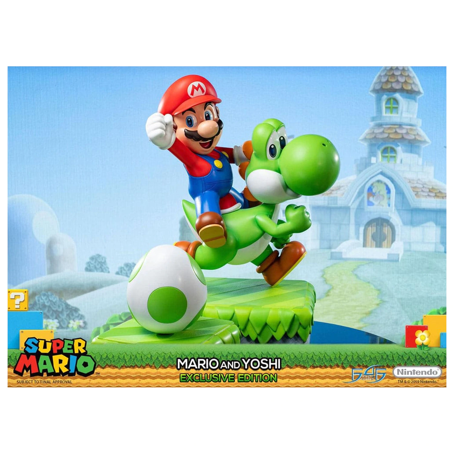 Super Mario Statue Mario & Yoshi 48 cm zdjęcie produktu