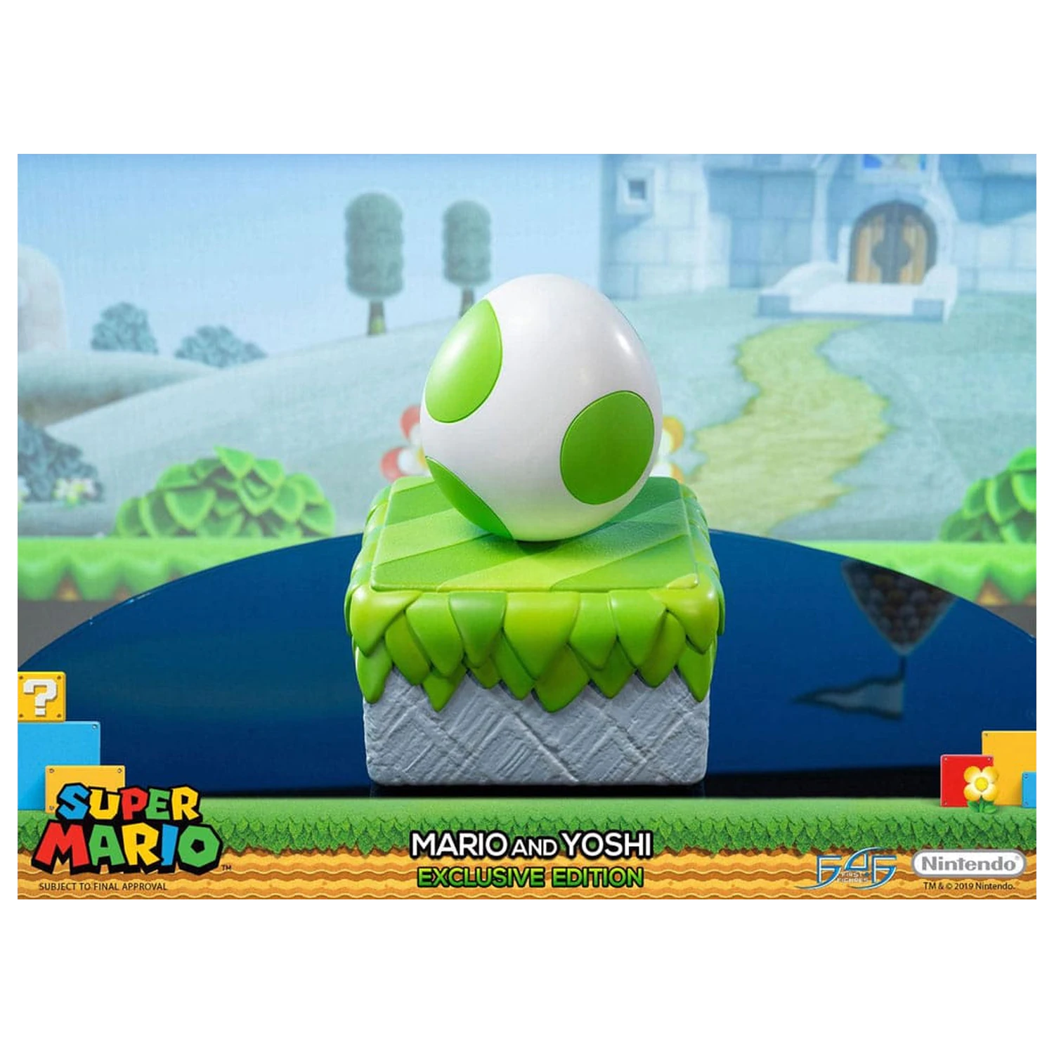 Super Mario Statue Mario & Yoshi 48 cm zdjęcie produktu