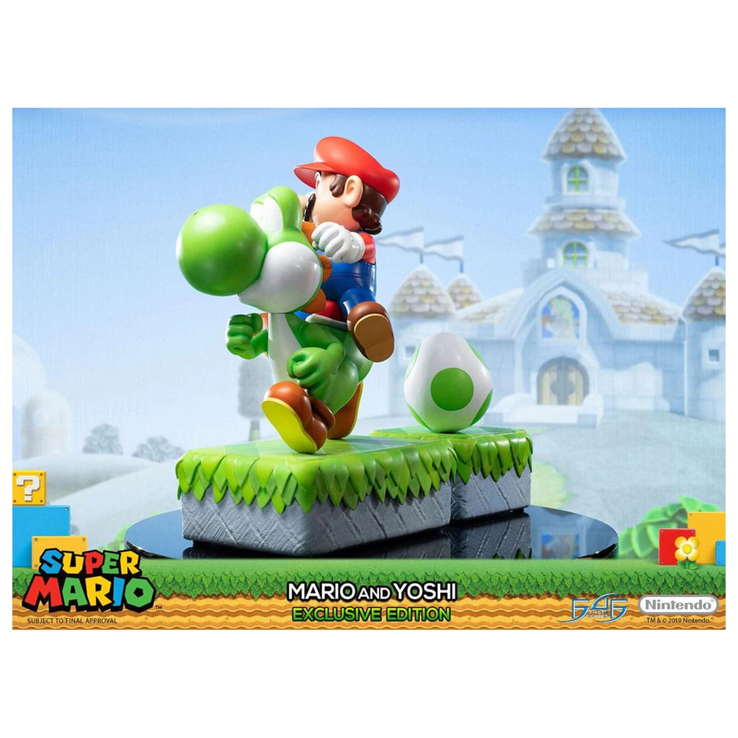 Super Mario Statue Mario & Yoshi 48 cm zdjęcie produktu