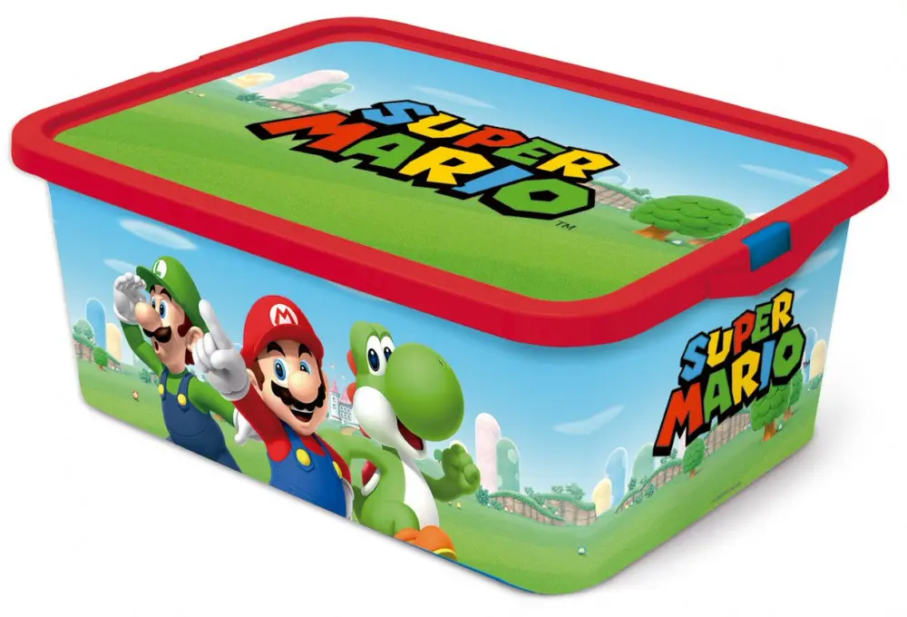 Super Mario plastikowy pojemnik do przechowywania 13 L zdjęcie produktu