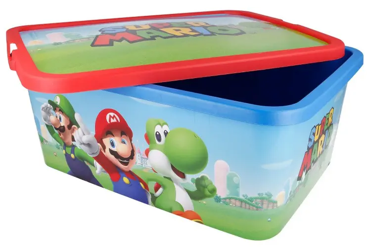 Super Mario plastikowy pojemnik do przechowywania 13 L zdjęcie produktu