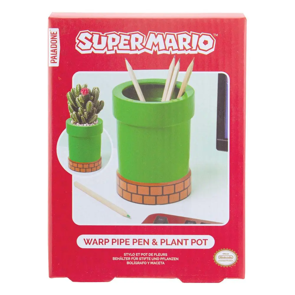 Super Mario Pen Pot Pipe Plant zdjęcie produktu