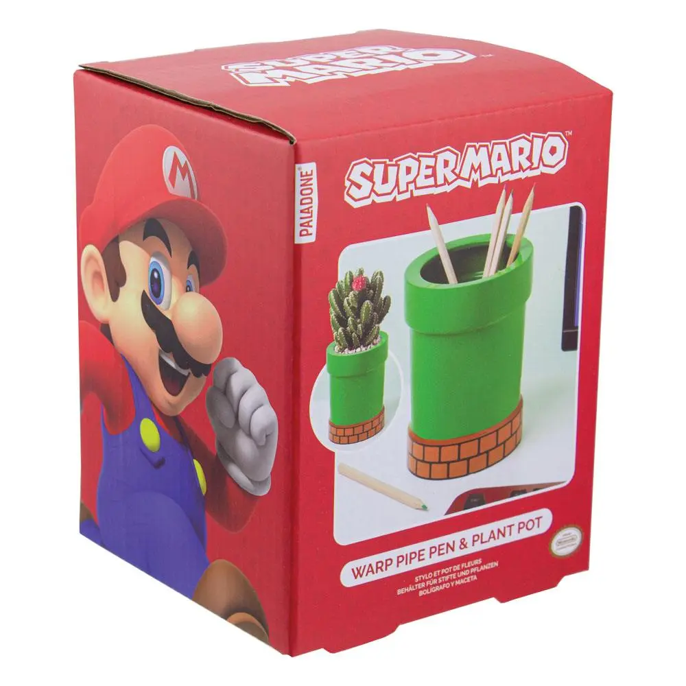 Super Mario Pen Pot Pipe Plant zdjęcie produktu