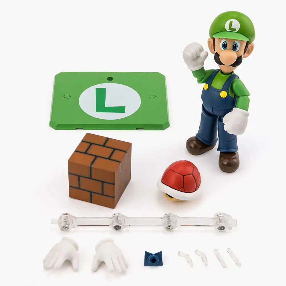 Super Mario S.H. Figuarts Figurka akcji Luigi 11 cm zdjęcie produktu