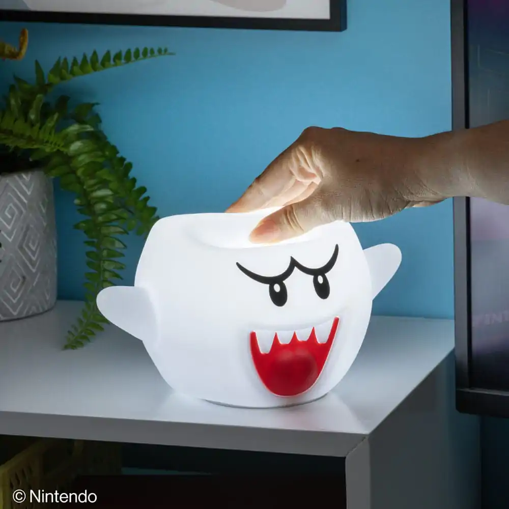 Super Mario Squishy Glo Silicon Light Duszek (Boo) Silikonowa lampka 14 cm zdjęcie produktu