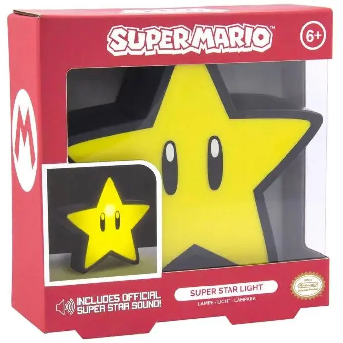 Super Mario Mini Lampka z Dźwiękiem Super Star zdjęcie produktu