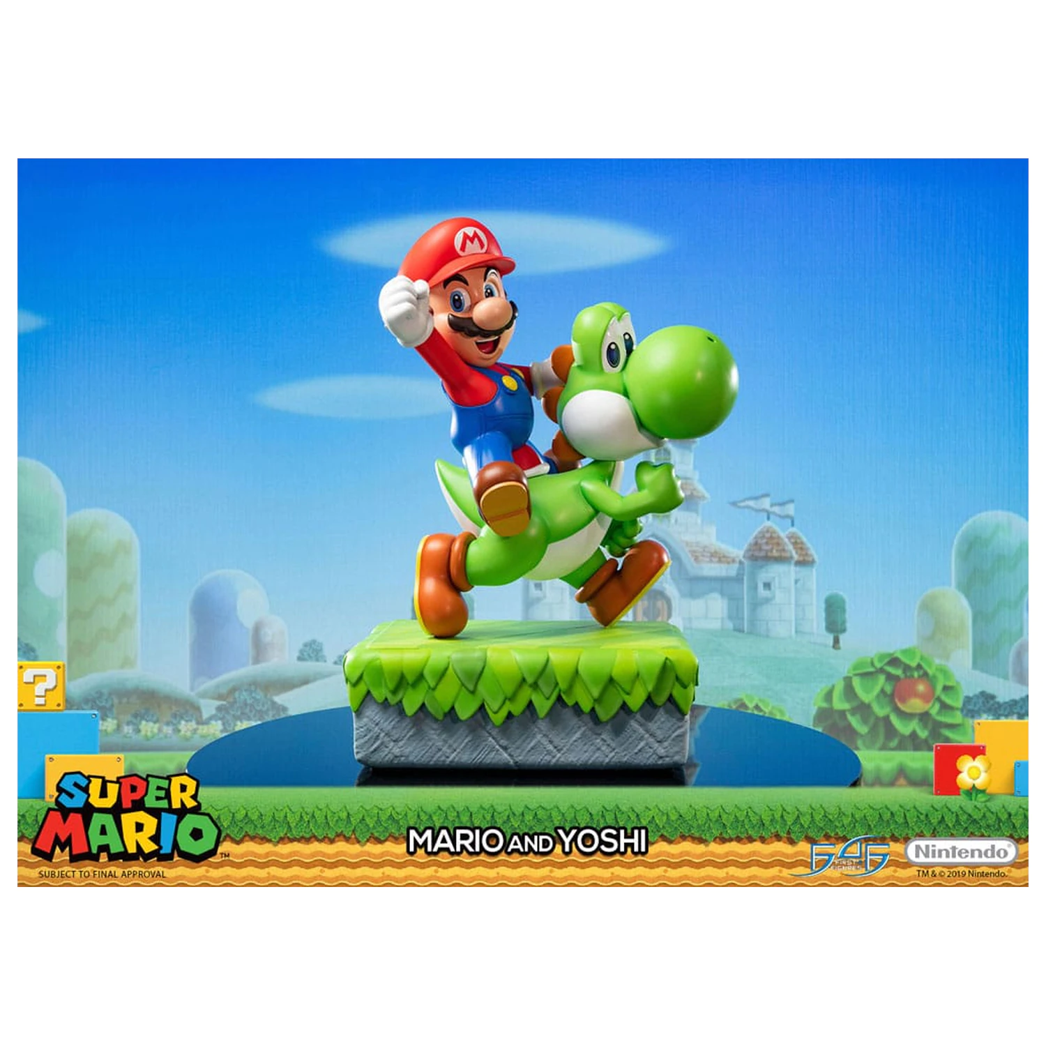 Statua Super Mario Mario i Yoshi 48 cm zdjęcie produktu