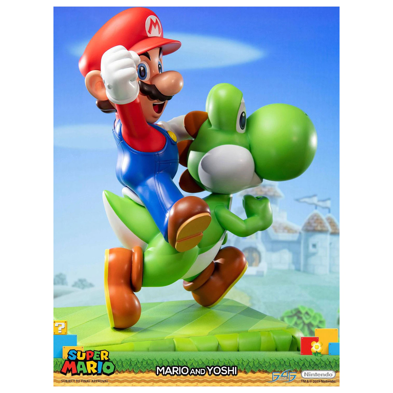 Statua Super Mario Mario i Yoshi 48 cm zdjęcie produktu