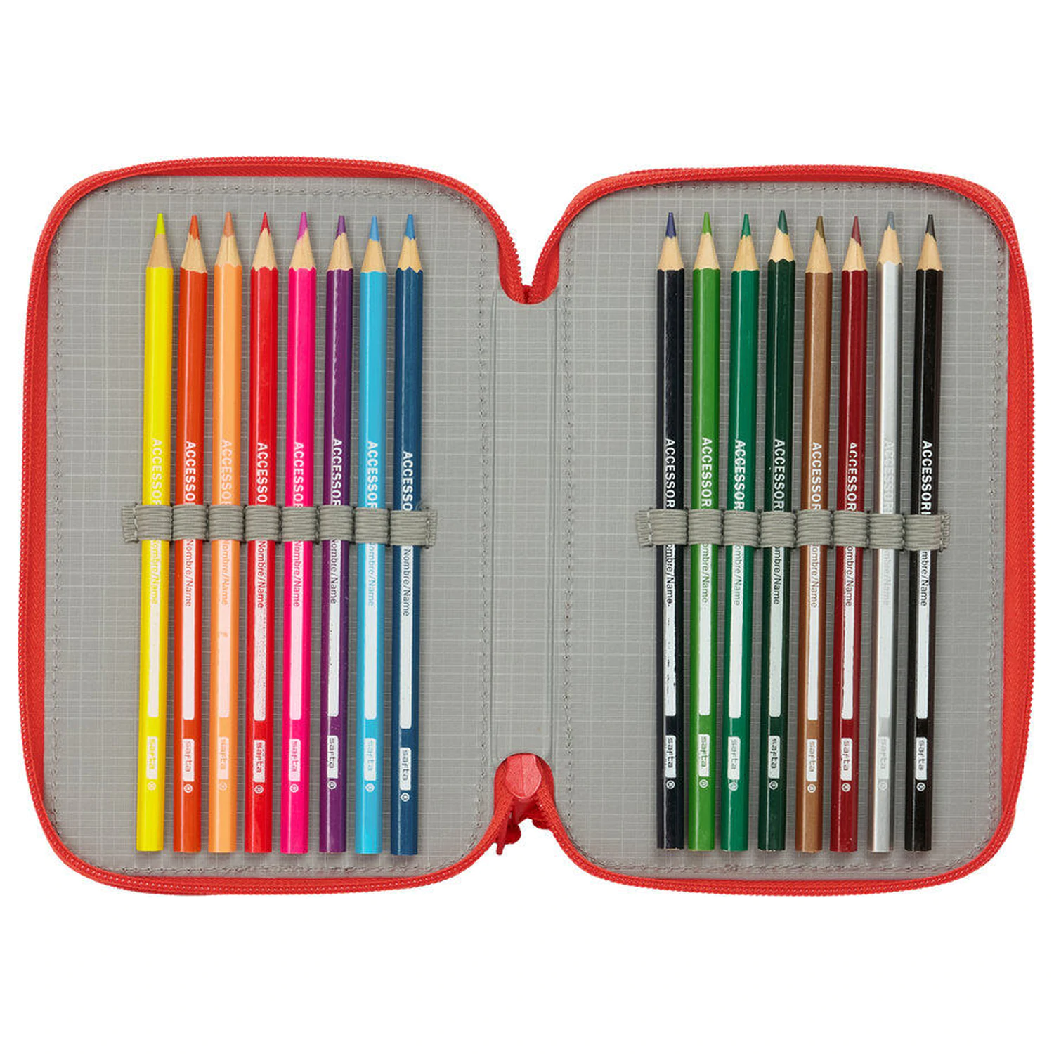 Super Mario potrójny piórnik 37 szt. zdjęcie produktu