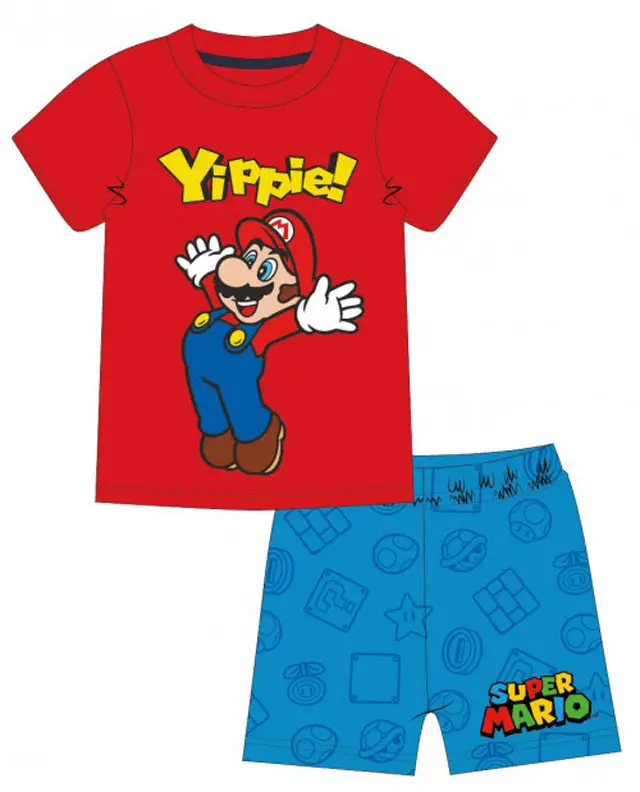 Piżama dziecięca Super Mario Yippie short zdjęcie produktu