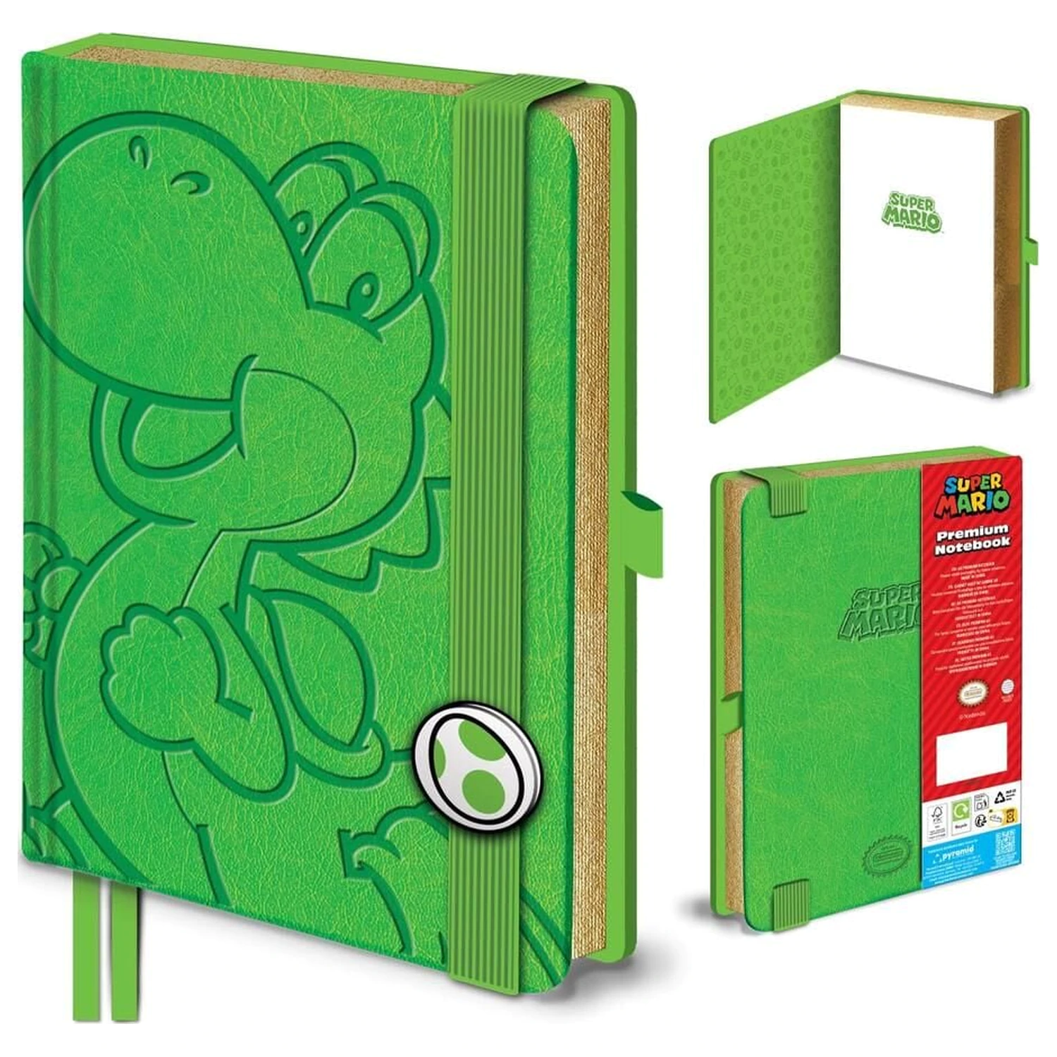 Super Mario Yoshi notatnik A5 zdjęcie produktu