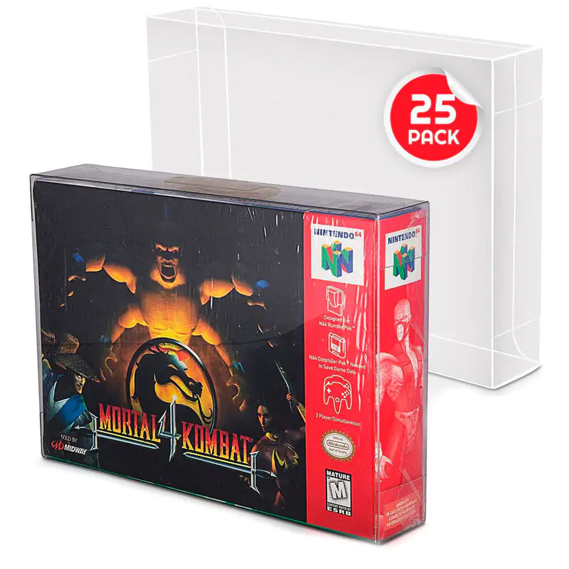 Pakiet 25 ochraniaczy Super Nintendo & Nintendo 64 zdjęcie produktu