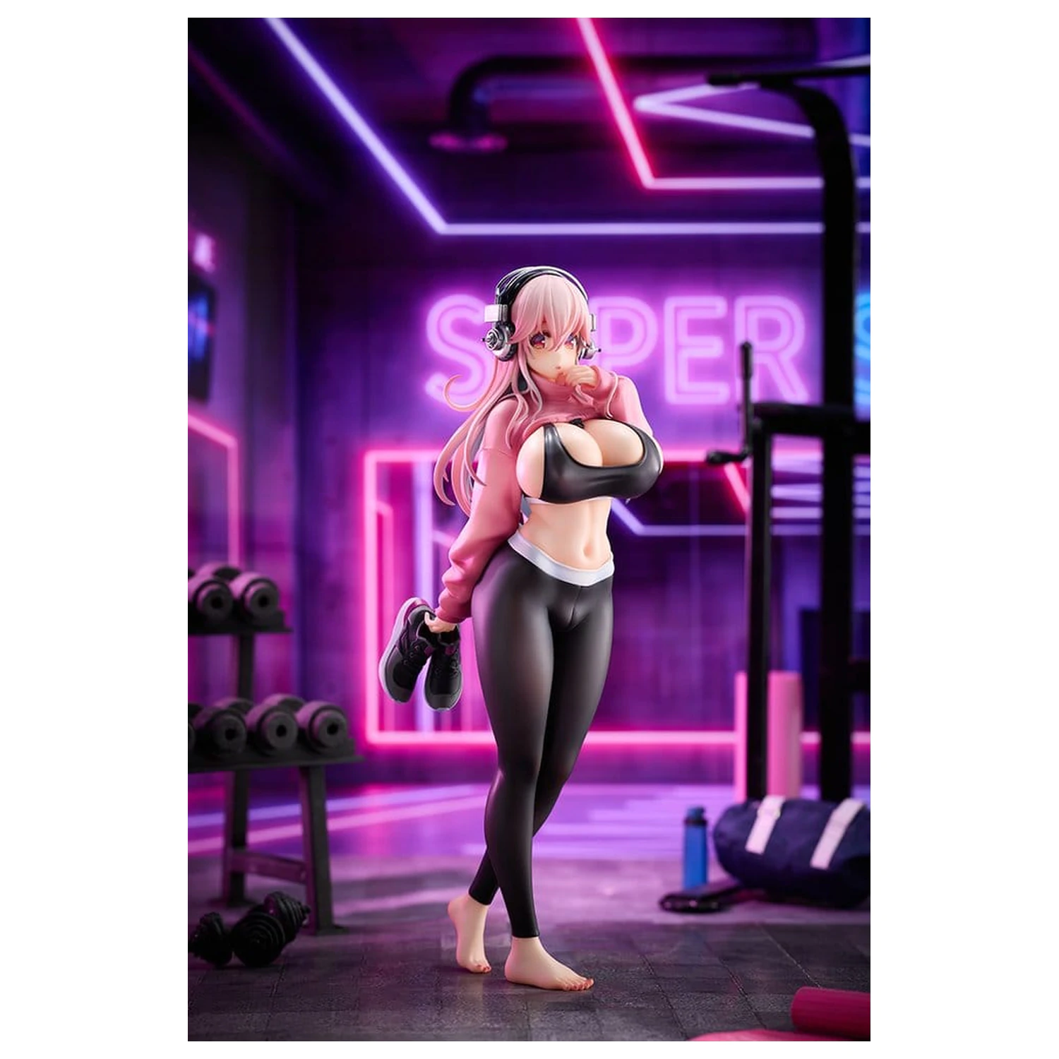Super Sonico PVC Figure 1/6 Exercise Ver. 27 cm zdjęcie produktu