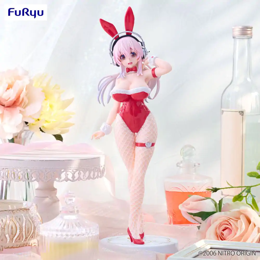 Super Sonico BiCute Bunnies Statuetka PVC Czerwona Wersja Kolorystyczna 30 cm zdjęcie produktu
