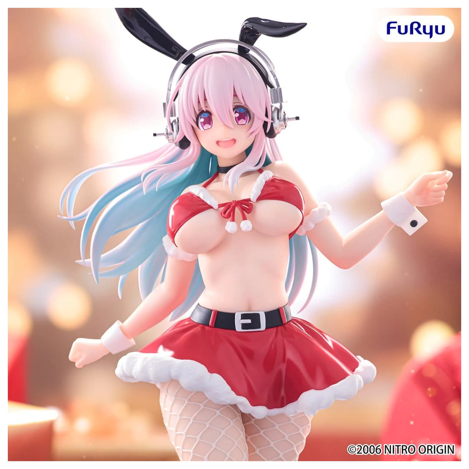 Super Sonico BiCute Bunnies PVC figurka Santa Ver. 30 cm zdjęcie produktu