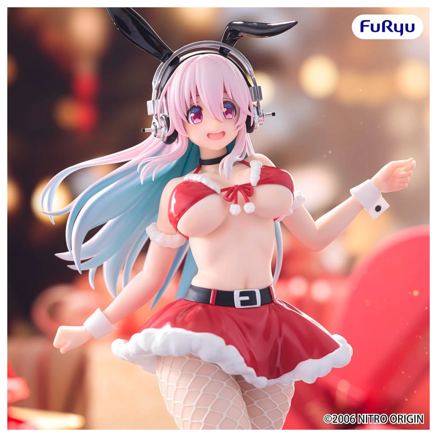 Super Sonico BiCute Bunnies PVC figurka Santa Ver. 30 cm zdjęcie produktu