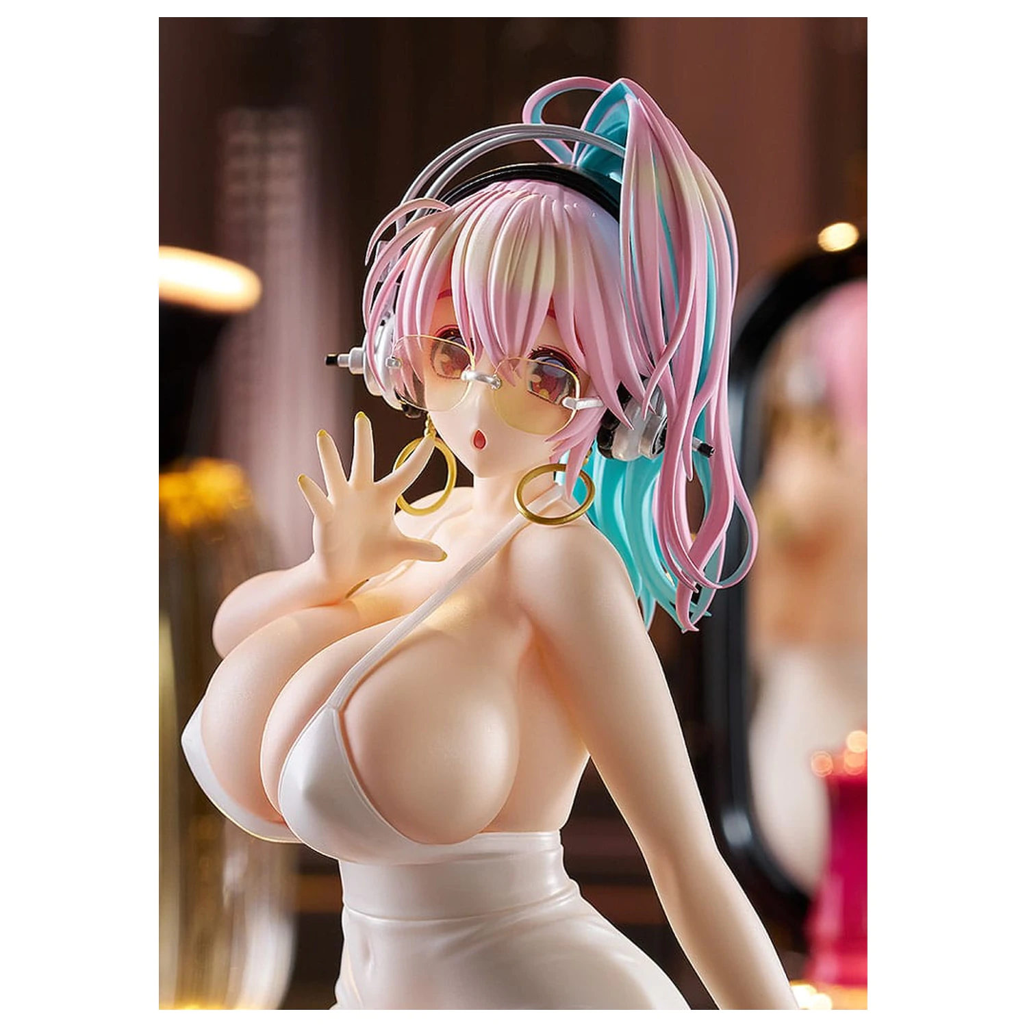 Super Sonico Pop Up Parade PVC Statuetka Super Sonico: 15th Mini Dress Ver. L Rozmiar 20 cm zdjęcie produktu