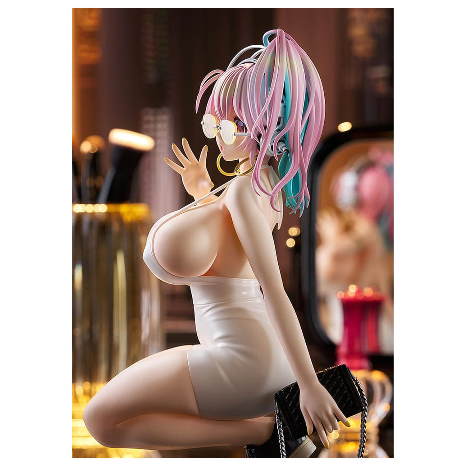 Super Sonico Pop Up Parade PVC Statuetka Super Sonico: 15th Mini Dress Ver. L Rozmiar 20 cm zdjęcie produktu