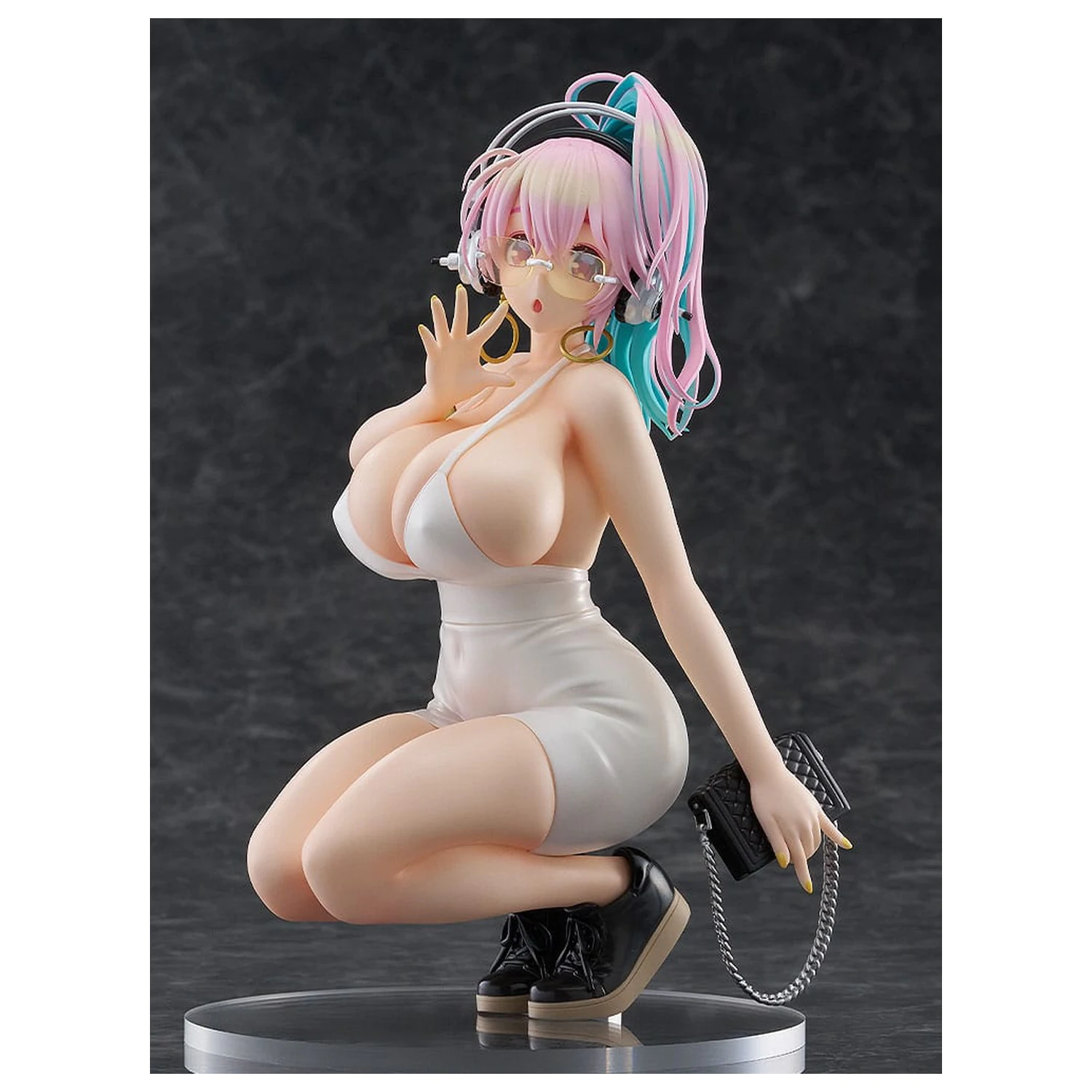 Super Sonico Pop Up Parade PVC Statuetka Super Sonico: 15th Mini Dress Ver. L Rozmiar 20 cm zdjęcie produktu
