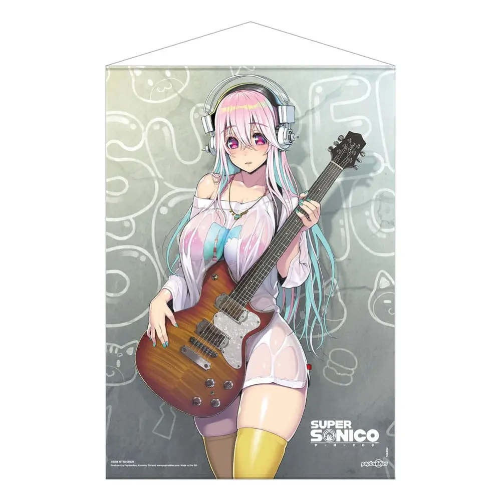 Super Sonico Wallscroll Super Sonico z Gitarą 50 x 70 cm zdjęcie produktu