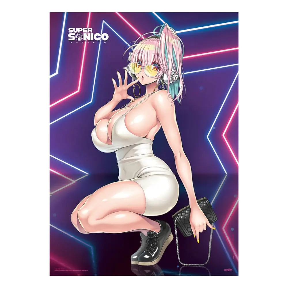 Super Sonico Wallscroll Super Star Fabric Poster 84 x 118 cm zdjęcie produktu