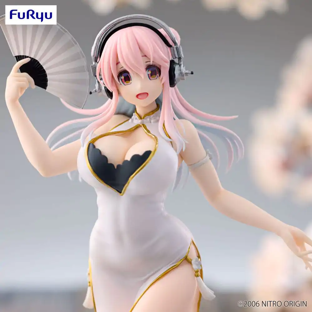 Super Sonico Trio-Try-iT Statuetka z PCV White China Dress Ver. 21 cm zdjęcie produktu