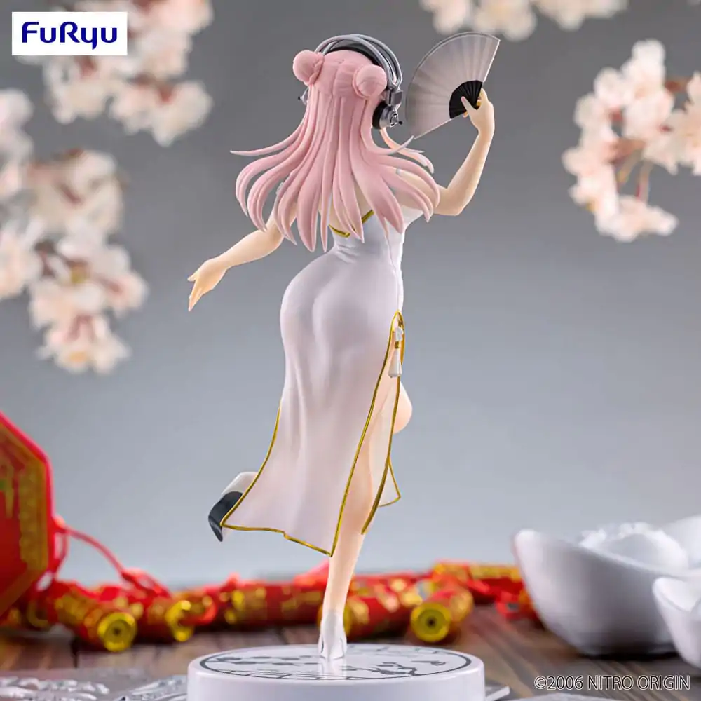 Super Sonico Trio-Try-iT Statuetka z PCV White China Dress Ver. 21 cm zdjęcie produktu