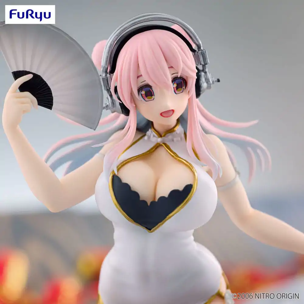 Super Sonico Trio-Try-iT Statuetka z PCV White China Dress Ver. 21 cm zdjęcie produktu