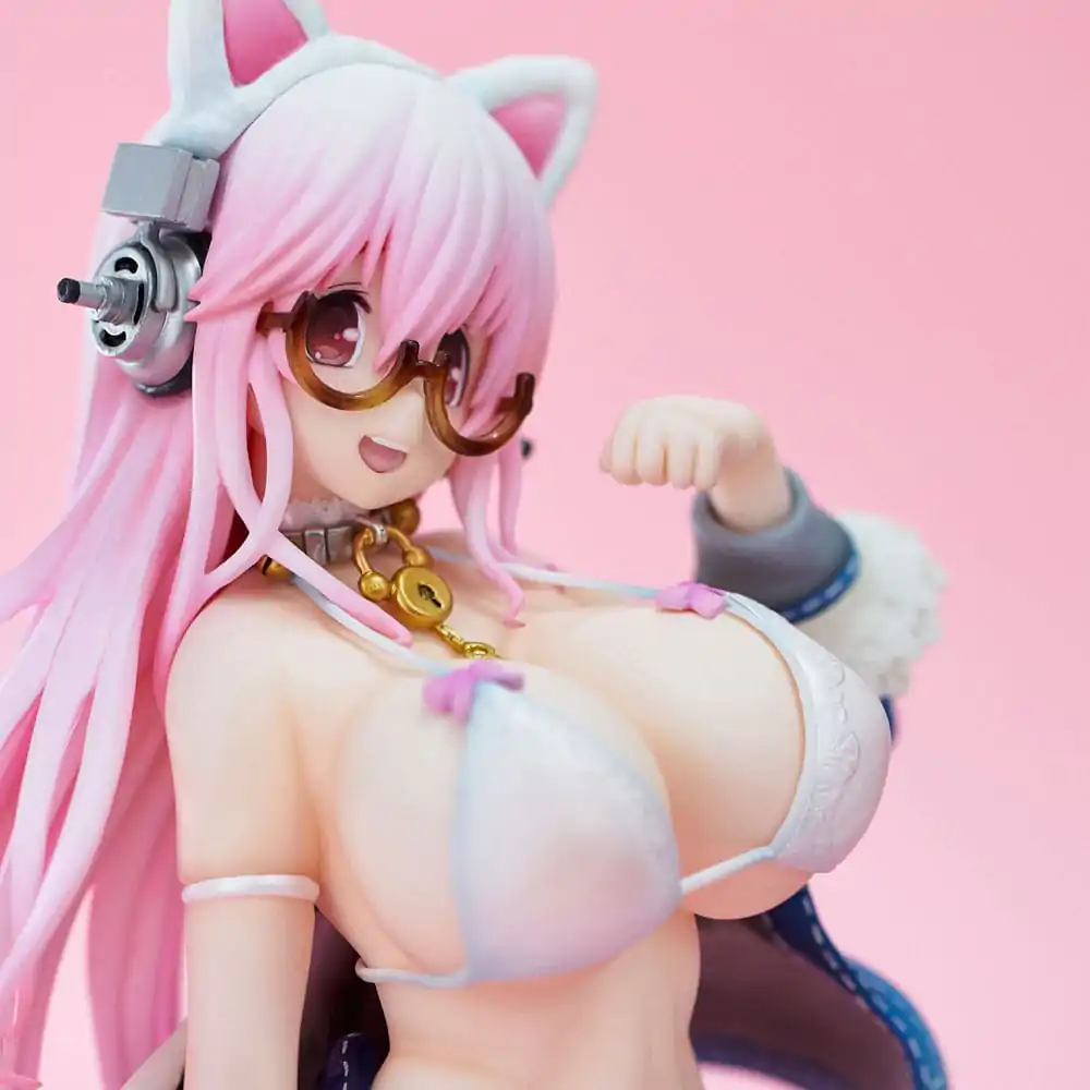 Super Sonico PVC Statuetka Super Sonico Biały Kot Wer. 27 cm zdjęcie produktu