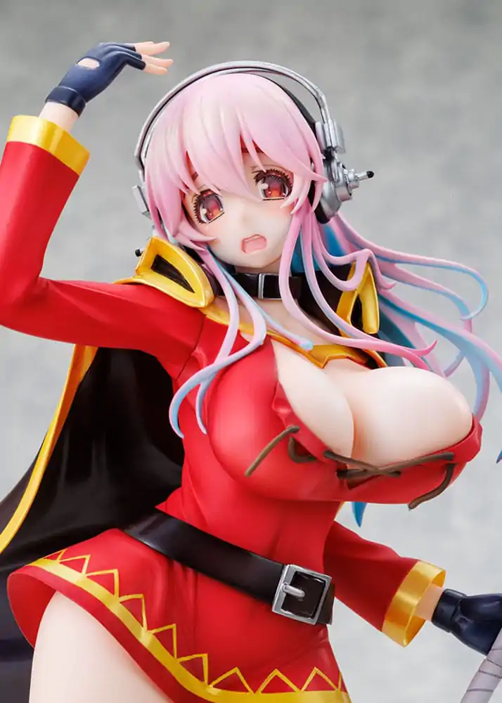 Figurka PVC Super Sonico x Konosuba 1/7 Super Sonico Megumin collaboration Ver. 25 cm zdjęcie produktu