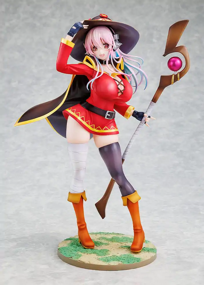 Figurka PVC Super Sonico x Konosuba 1/7 Super Sonico Megumin collaboration Ver. 25 cm zdjęcie produktu