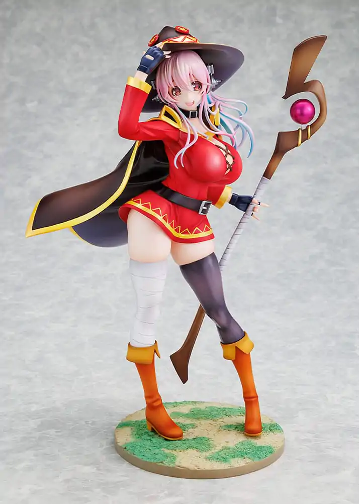 Figurka PVC Super Sonico x Konosuba 1/7 Super Sonico Megumin collaboration Ver. 25 cm zdjęcie produktu