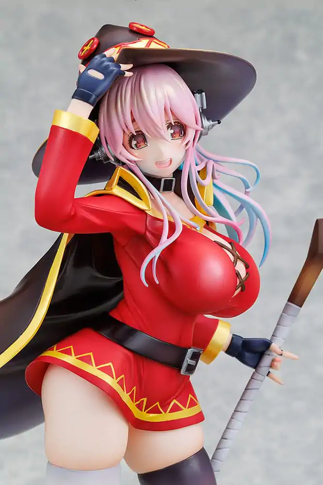 Figurka PVC Super Sonico x Konosuba 1/7 Super Sonico Megumin collaboration Ver. 25 cm zdjęcie produktu