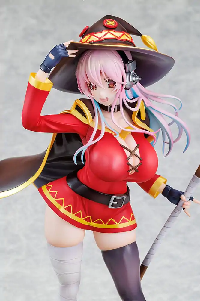 Figurka PVC Super Sonico x Konosuba 1/7 Super Sonico Megumin collaboration Ver. 25 cm zdjęcie produktu