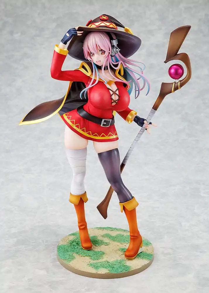 Figurka PVC Super Sonico x Konosuba 1/7 Super Sonico Megumin collaboration Ver. 25 cm zdjęcie produktu