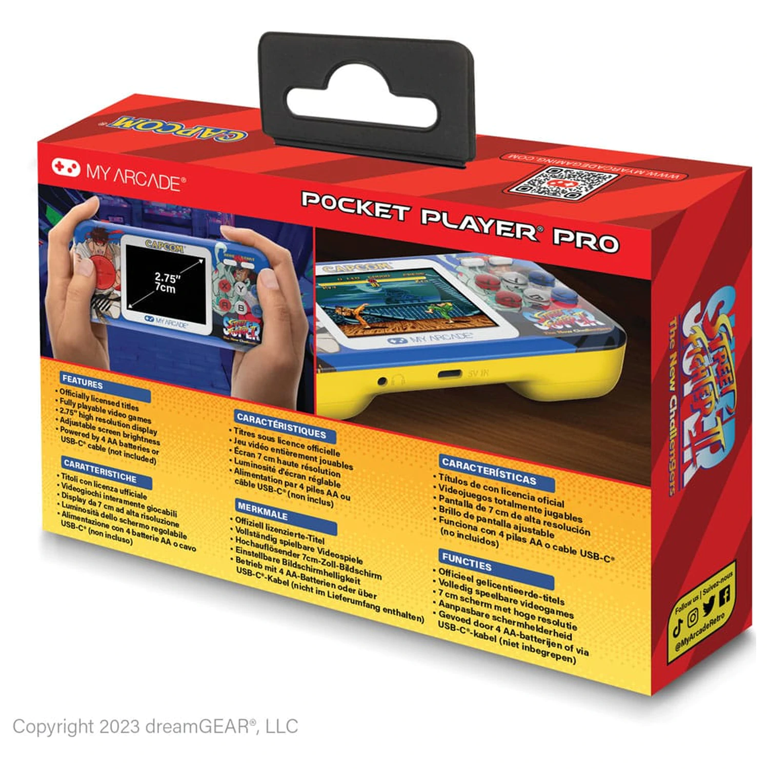 Super Street Fighter II Przenośny System Do Gier Pocket Player Pro zdjęcie produktu