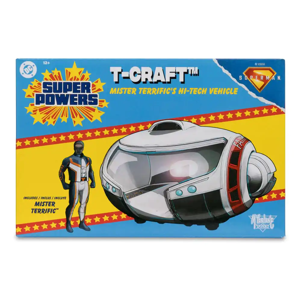 Superman (2025) DC Direct Super Powers Figurka Akcji z Pojazdem Mr. Terrific & T-Craft zdjęcie produktu