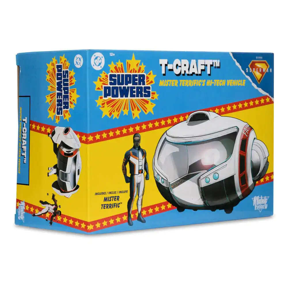 Superman (2025) DC Direct Super Powers Figurka Akcji z Pojazdem Mr. Terrific & T-Craft zdjęcie produktu