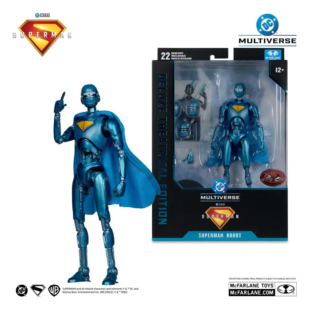 Superman (2025) DC Multiverse Deluxe Action Figure Superman Robot (Red Platinum Edition) 18 cm zdjęcie produktu