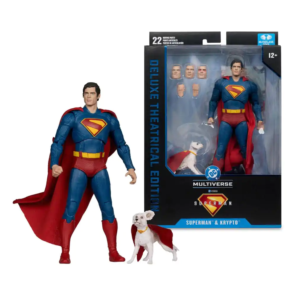 Superman (2025) DC Multiverse Deluxe Action Figure Superman z Krypto the Super Dog 18 cm zdjęcie produktu