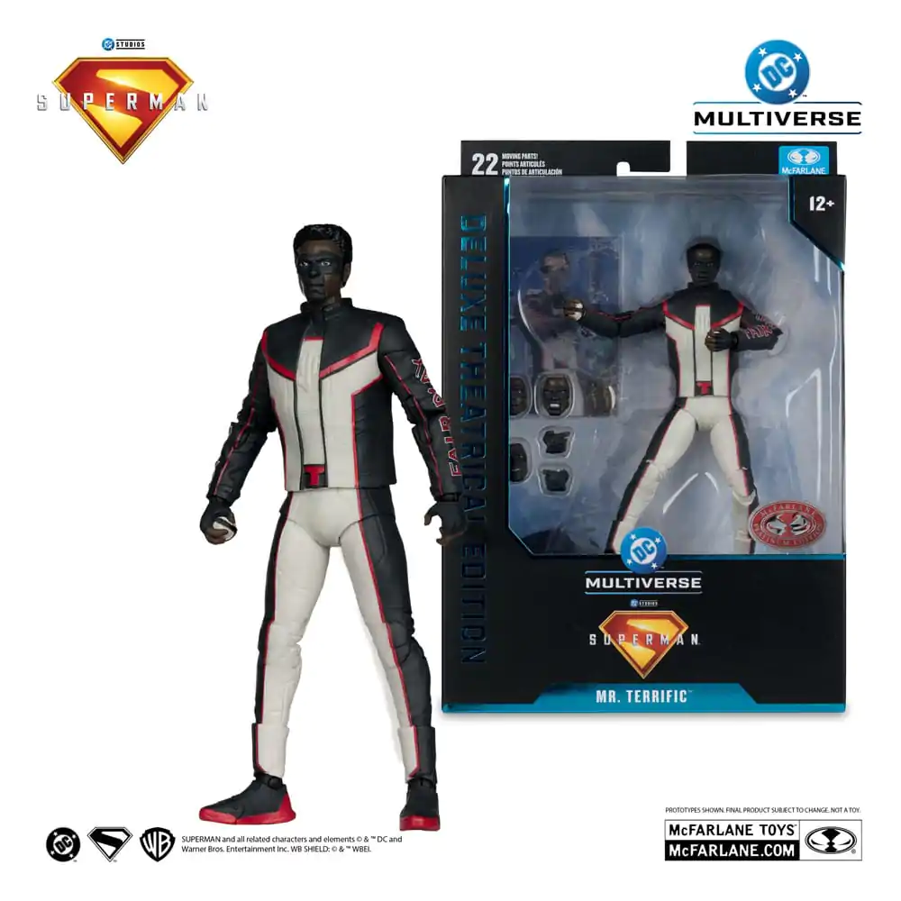 Superman (2025) DC Multiverse Deluxe Theatrical Edition Figurka Akcji Mr. Terrific (Red Platinum Edition) 18 cm zdjęcie produktu