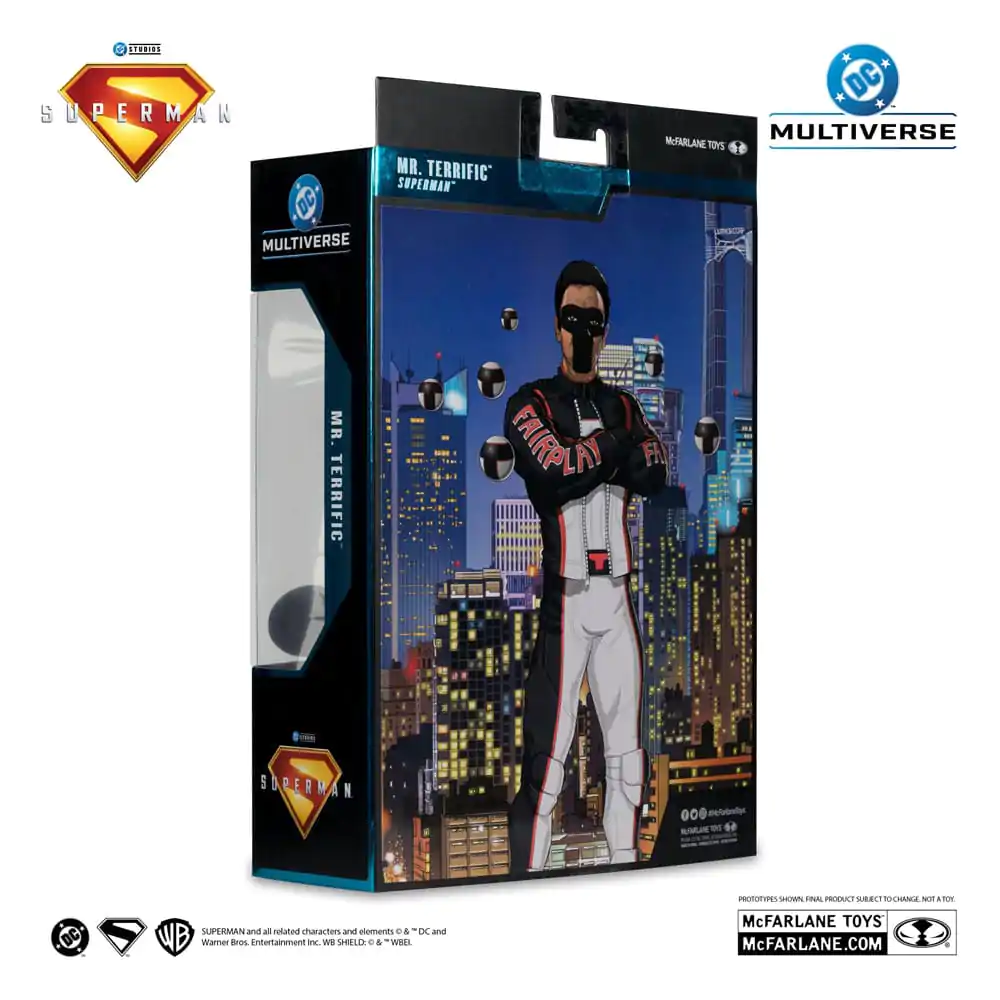 Superman (2025) DC Multiverse Deluxe Theatrical Edition Figurka Akcji Mr. Terrific (Red Platinum Edition) 18 cm zdjęcie produktu