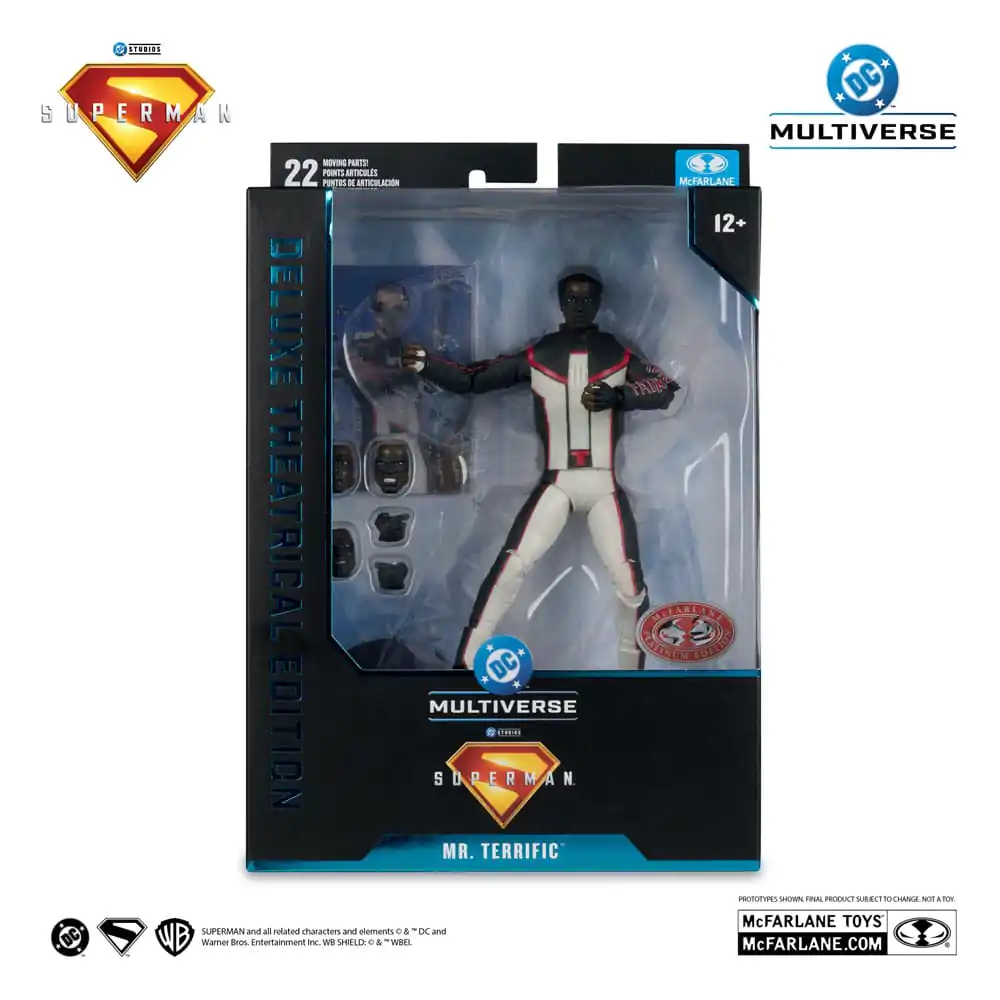 Superman (2025) DC Multiverse Deluxe Theatrical Edition Figurka Akcji Mr. Terrific (Red Platinum Edition) 18 cm zdjęcie produktu