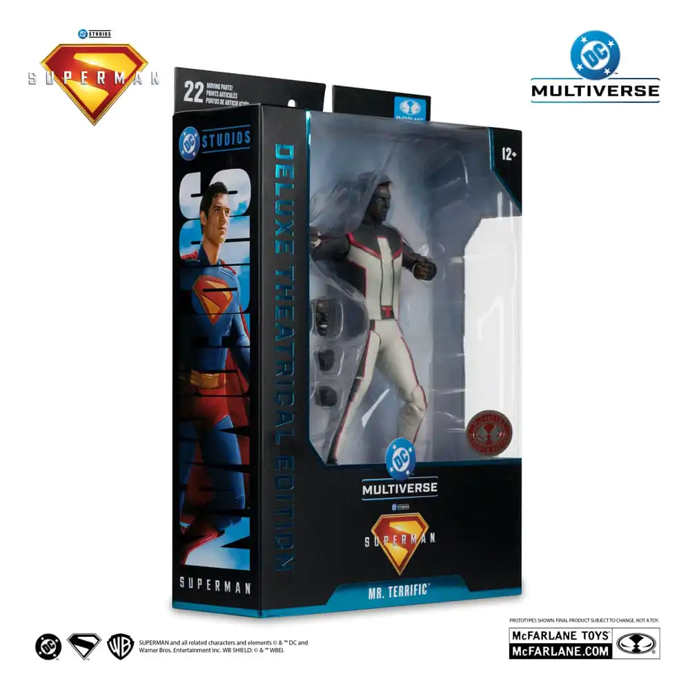 Superman (2025) DC Multiverse Deluxe Theatrical Edition Figurka Akcji Mr. Terrific (Red Platinum Edition) 18 cm zdjęcie produktu