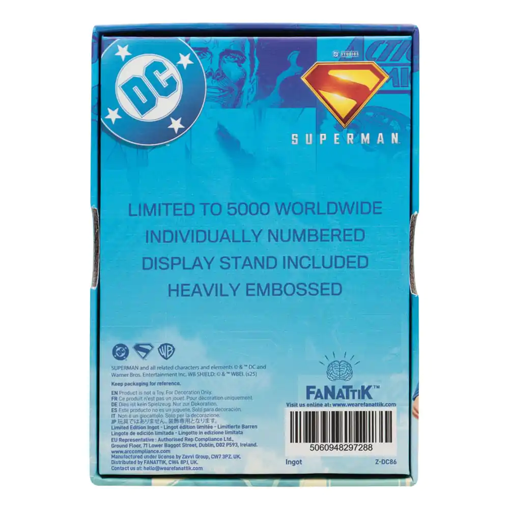 Superman 2025 Sztabka Ostatni Syn Kryptonu Edycja Limitowana zdjęcie produktu